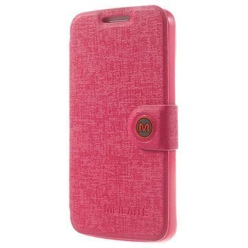 LG G2 Mini G2 Mini LTE MLT Läpällinen Nahkakotelo Kuuma Pinkki