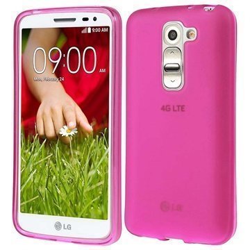 LG G2 Mini G2 Mini LTE TPU Kotelo Kuuma Pinkki