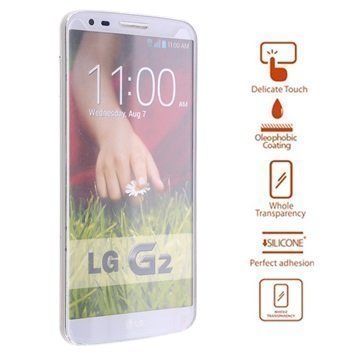 LG G2 Suojaava Karkaistun Lasin Näytönsuojakalvo