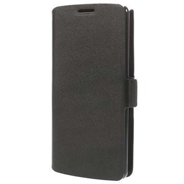 LG G3 Doormoon Wallet Nahkakotelo Musta