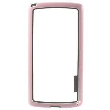 LG G3 Hybrid Bumper Suojareunus Pinkki