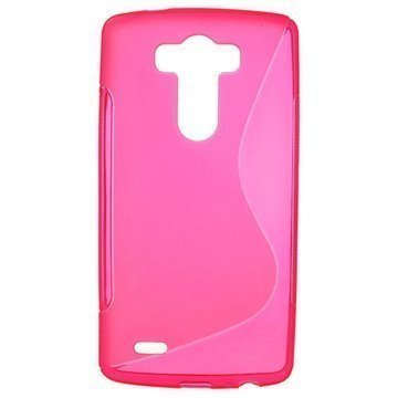 LG G3 S-Curve TPU-Kotelo Kuuma Pinkki