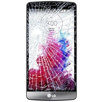 LG G3 S Näytön Lasin ja Kosketusnäytön Korjaus Musta