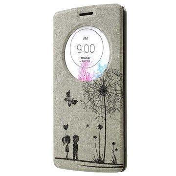 LG G3 S Slim View Folio Nahkainen Suojakotelo Young Love