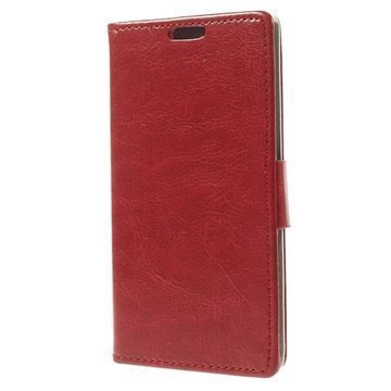 LG G3 S Slim Wallet Nahkakotelo Punainen