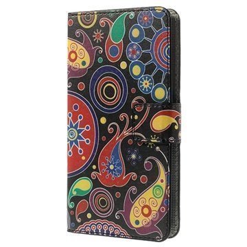 LG G3 S Wallet Nahkakotelo Paisleyn kuvio