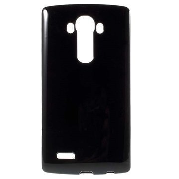 LG G4 Glossy TPU-Suojakuori Musta