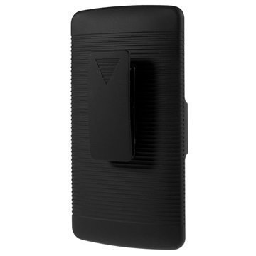 LG G4 Kickstand Holster Suojakuori Musta