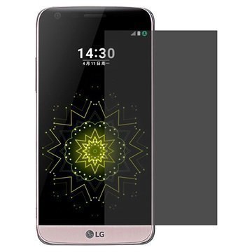 LG G5 Privacy Näytönsuoja Karkaistua Lasia