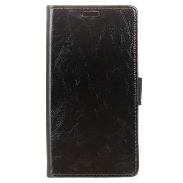 LG G6 Textured Wallet Case Black