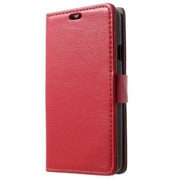 LG L60 Wallet Nahkakotelo Punainen