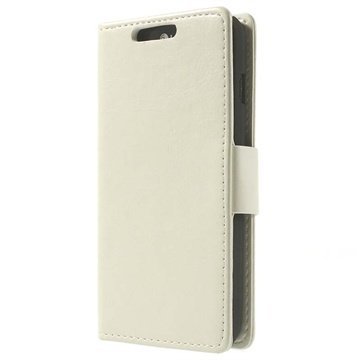 LG L90 Dual D410 Wallet Nahkakotelo Valkoinen