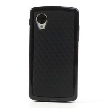 LG Nexus 5 Cube Design Hybrid Case Black