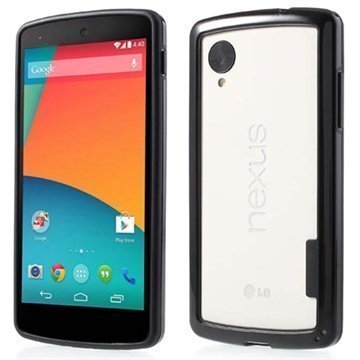 LG Nexus 5 Hybrid Puskurikehys Musta