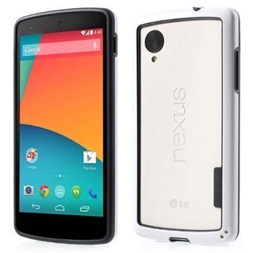 LG Nexus 5 Hybrid Puskurikehys Valkoinen