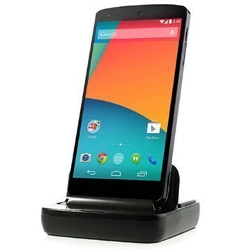 LG Nexus 5 Pöytälaturi Musta