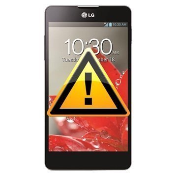 LG Optimus G E975 Takakannen Korjaus Musta