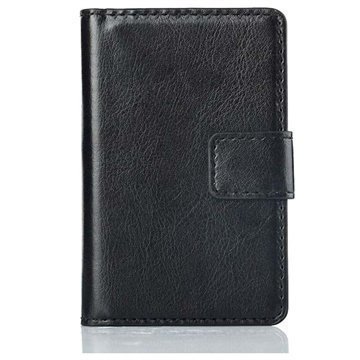 LG Optimus L3 II Dual E435 Wallet Nahkakotelo Musta