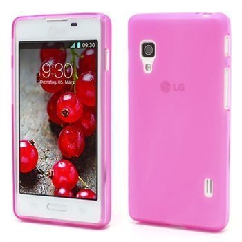 LG Optimus L5 II E460 Frost TPU-Kotelo Kuuma Pinkki