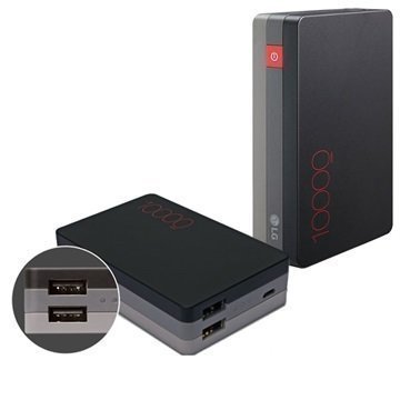 LG PowerTank 10000mAh Portable Charger Black