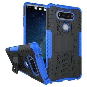 LG V20 Anti-Slip Hybrid Case Black / Blue