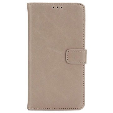 LG X Power Retro Wallet Case Grey