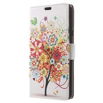 LG X5 Wallet Case Flowers