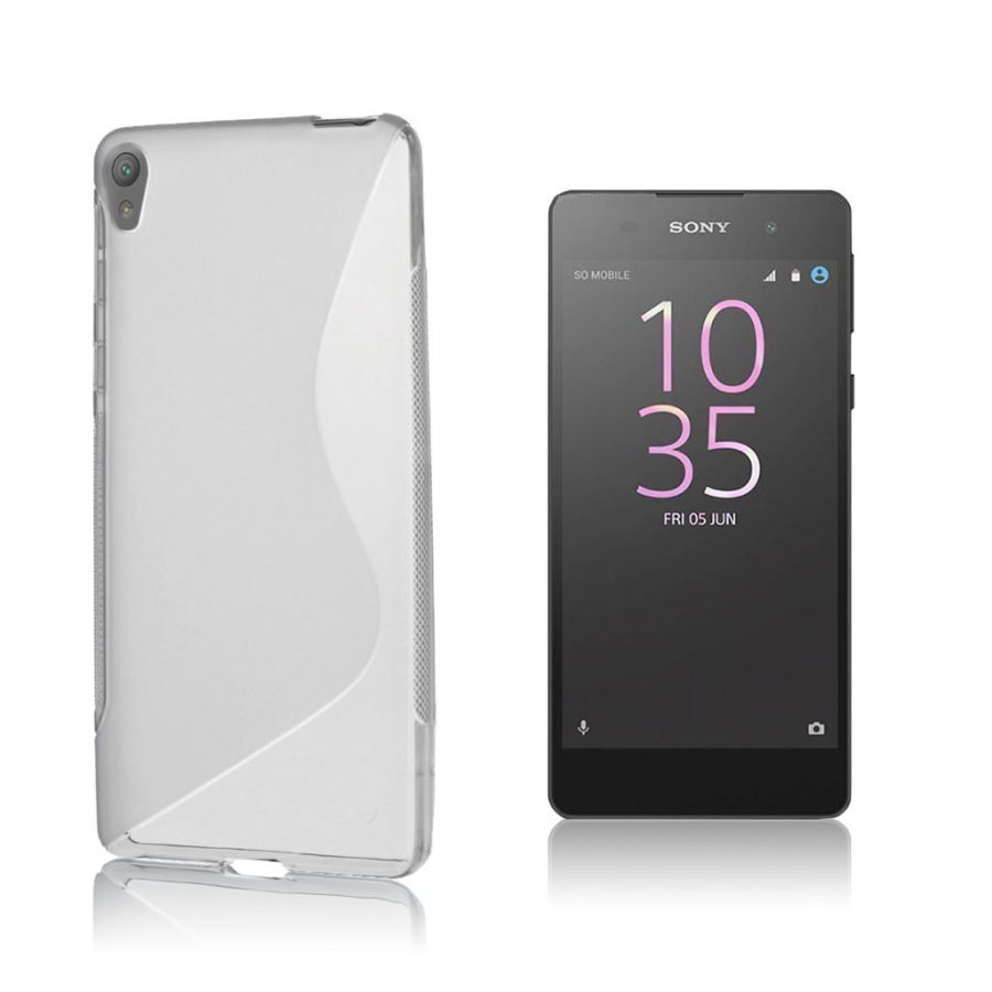 Lagerlöf Sony Xperia E5 Joustava Suojaava Muovikuori Harmaa