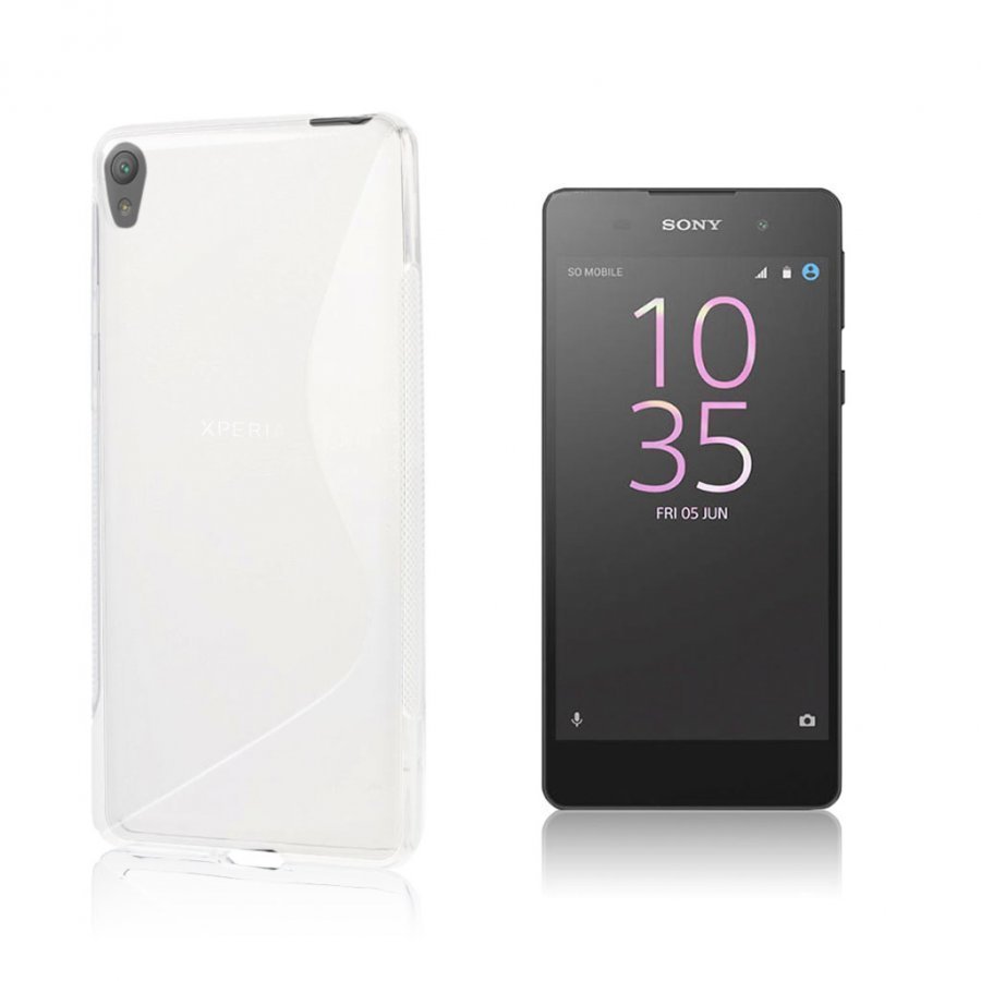 Lagerlöf Sony Xperia E5 Joustava Suojaava Muovikuori Läpinäkyvä