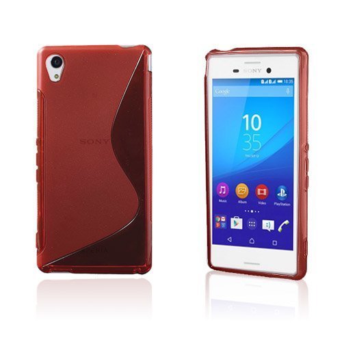 Lagerlöf Sony Xperia M4 Aqua Suojakuori Punainen