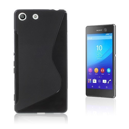 Lagerlöf Sony Xperia M5 E5603 / M5 Dual E5633 Kuori Musta