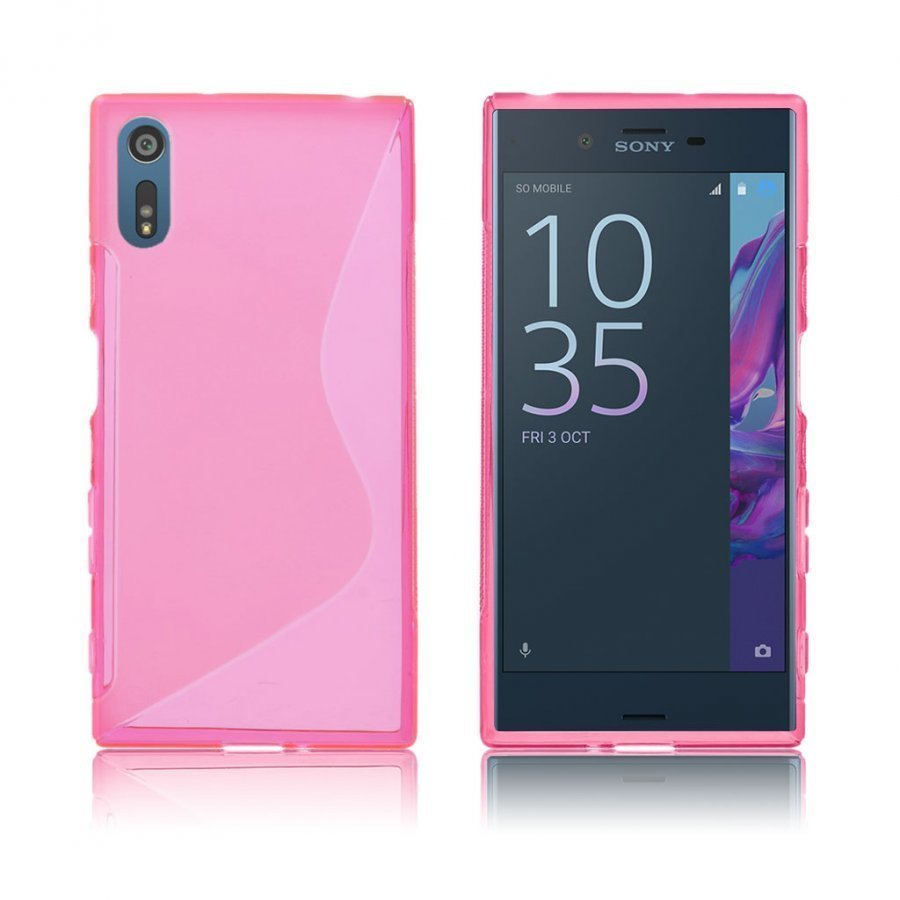 Lagerlöf Sony Xperia Xz Joustava Muovikuori Kuuma Pinkki