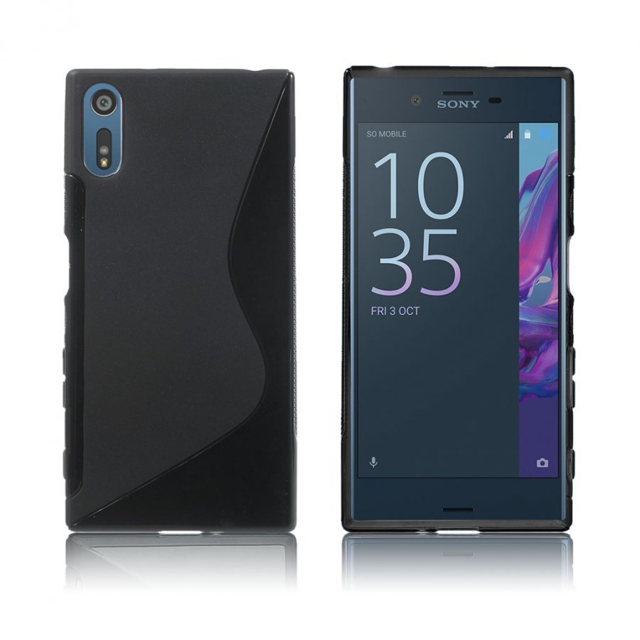 Lagerlöf Sony Xperia Xz Joustava Muovikuori Musta