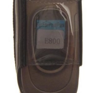 Leather Case for the Samsung E800 Black New Model