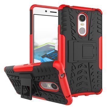 Lenovo K6 Note Anti-Slip Hybrid Case Black / Red