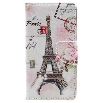 Lenovo K6 Wallet Case Eiffel Tower