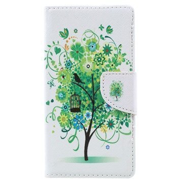 Lenovo K6 Wallet Case Flowers