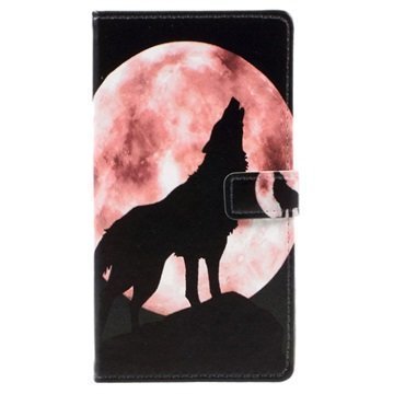 Lenovo K6 Wallet Case Wolf