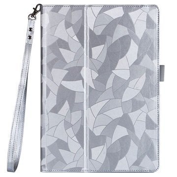 Lenovo Tab 2 A10-30 Hand Strap Folio Case Silver