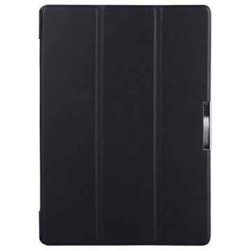 Lenovo Tab 2 A10-70 Tri-Fold Kotelo Musta