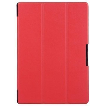 Lenovo Tab 2 A10-70 Tri-Fold Kotelo Punainen