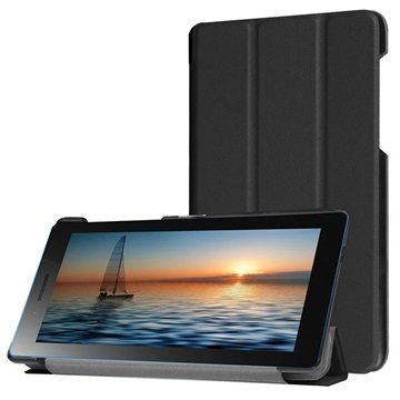 Lenovo Tab3 7 730M Tri-Fold Kotelo Musta