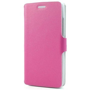 Lenovo Vibe X S960 Doormoon Wallet Nahkakotelo Kuuma Pinkki