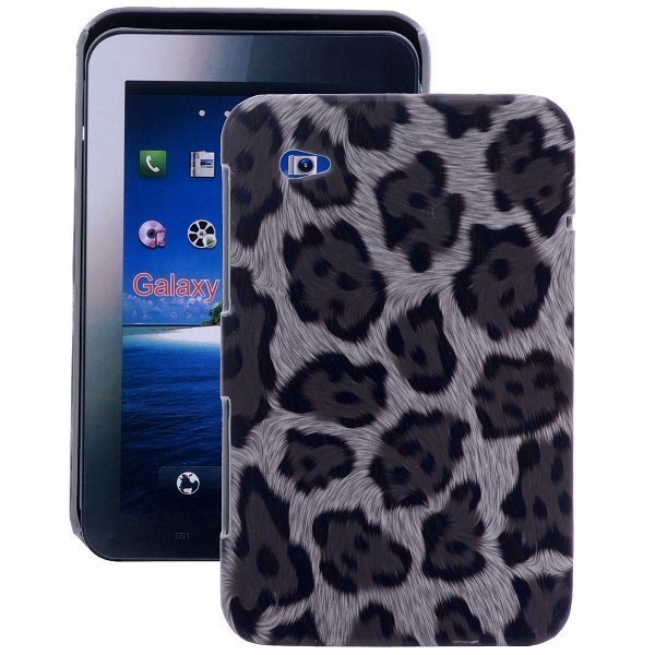 Leopard Musta Samsung Galaxy Tab P1000 Suojakuori