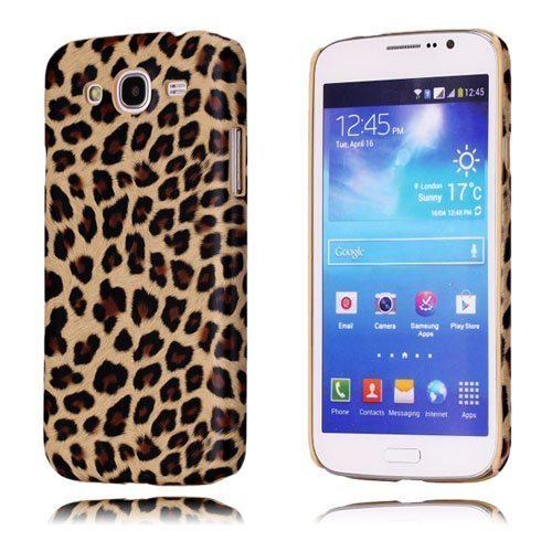 Leopard Ruskea Samsung Galaxy Mega 5.8 Suojakuori