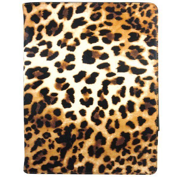 Leopard Ruskeat Täplät Ipad 3 & 4 Nahkakotelo