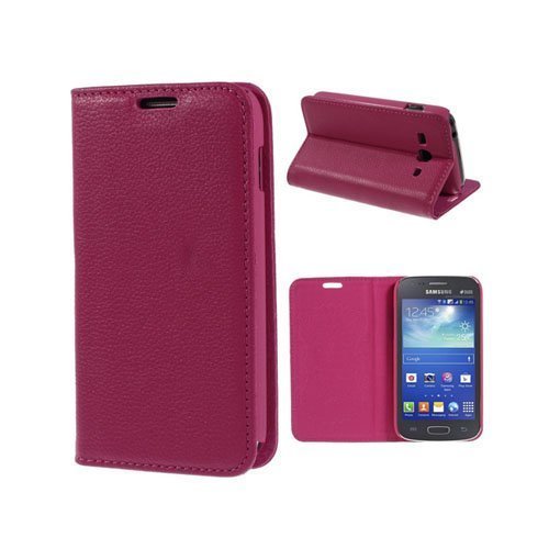 Lindgren Kuuma Pinkki Samsung Galaxy Ace 3 Aito Nahkakotelo