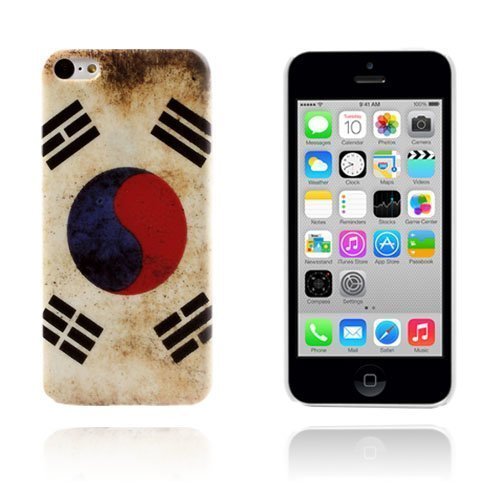 Lippu Mallinen Iphone 5c Suojakuori Etelä Korea