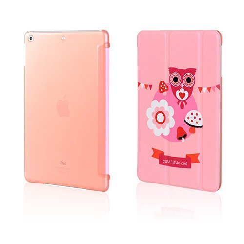 Lofter Ipad Air Suojakotelo Kuuma Pinkki Punainen Pöllö