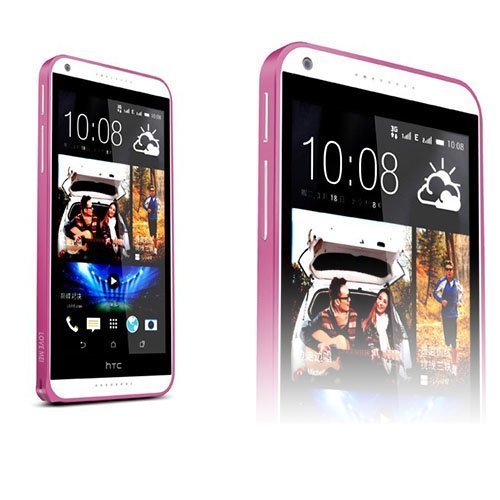 Love Me! Kuuma Pinkki Htc Desire 816 Alumiininen Suojakehys